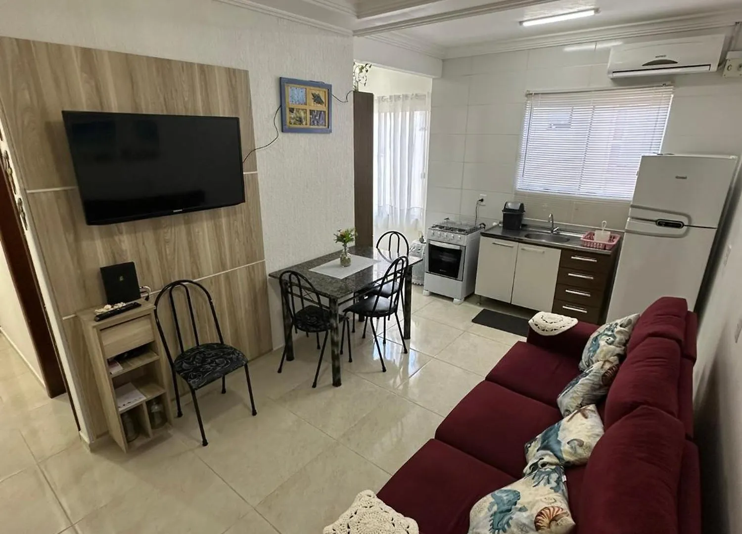 Apartment Apto 2D Suite 400M Praia - Wifi - Ar Cond E Garagem Florianopolis Brazil